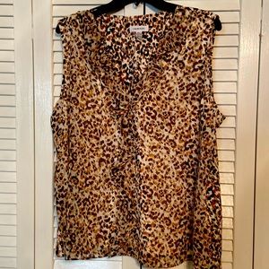 Calvin Klein Animal Print Top